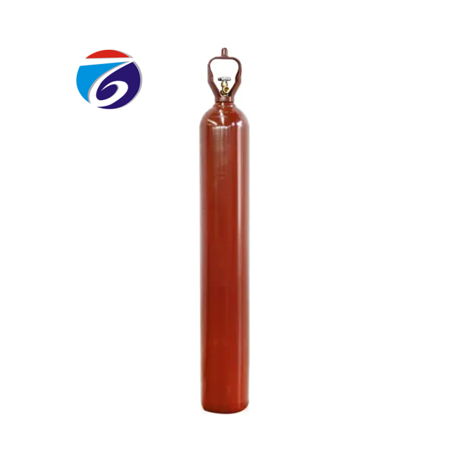Export to Peru ISO9809-1 50L W/P 200BAR 10M3 Helium Cylinder